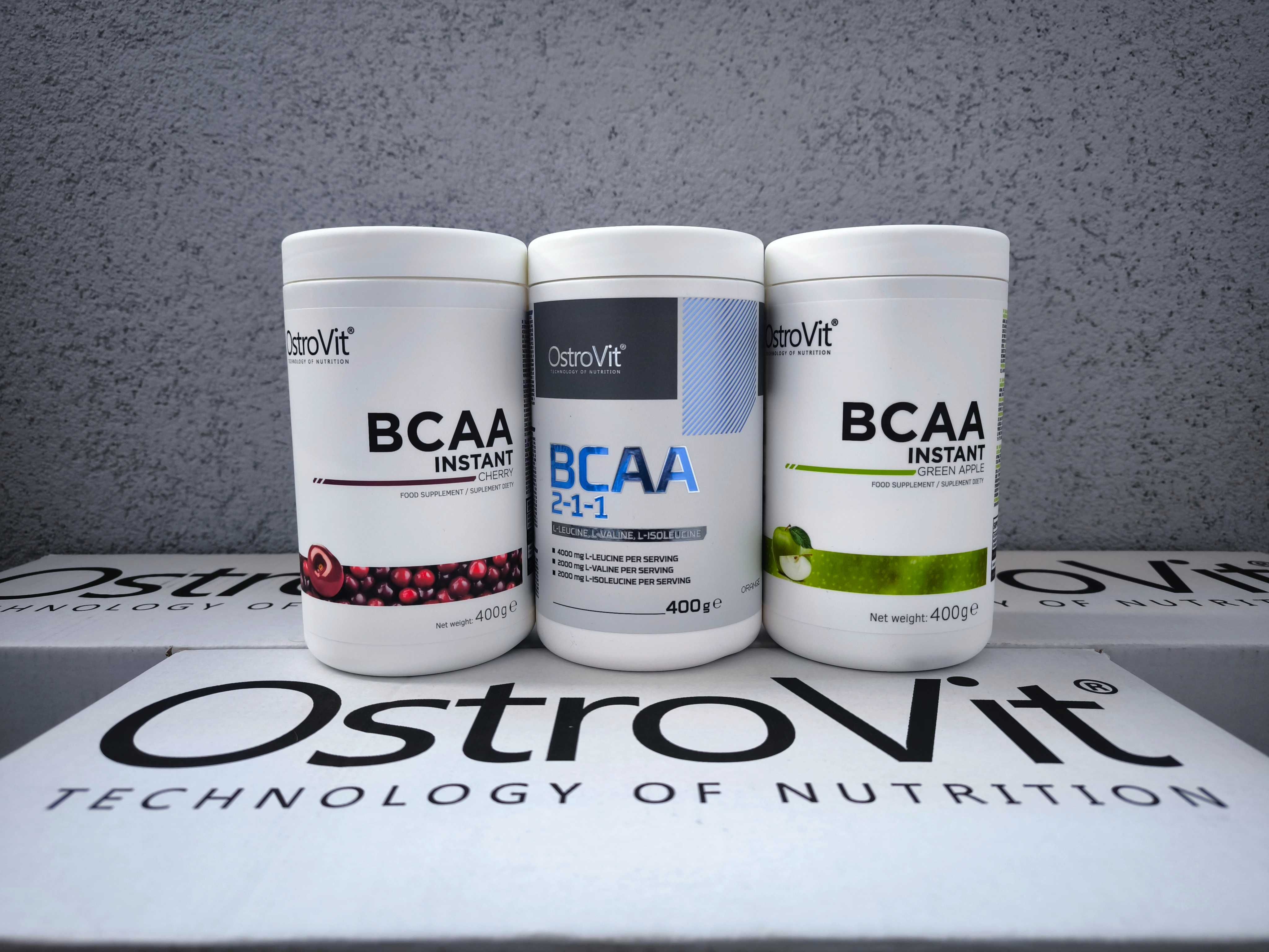 Амінокислоти BCAA OstroVit EAA креатин протеїн Optimum Nutrition