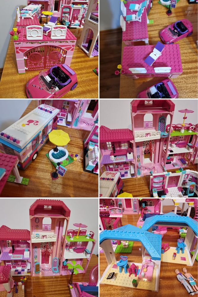 23 zestawow klocki Barbie mega bloks  2 Shopkins 1 lego ksiezniczki