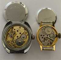 2 relógios mecânicos antigos.