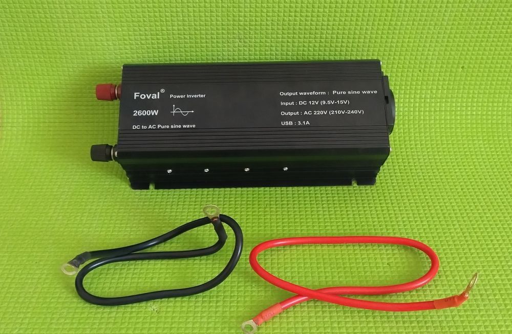 Інвертор Foval 2600W чистий синус.