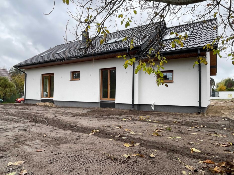 Nowy dom 176 m² z garażem i ogrodem 10 min od Torunia! Wysoki standard