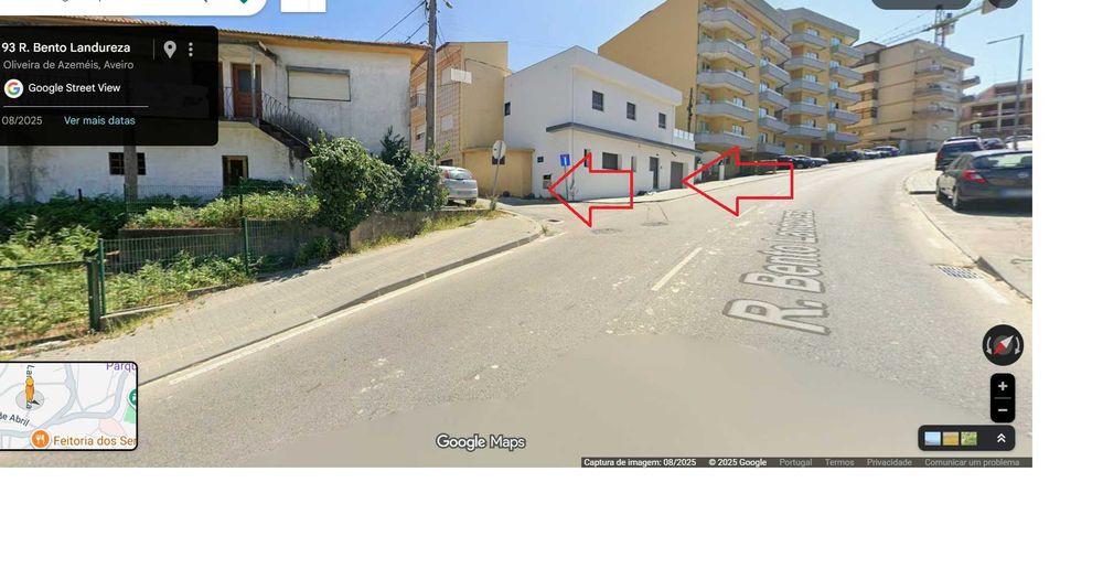 Vendo centro da cidade de Oliveira de Azemeis - Rua da Cachana