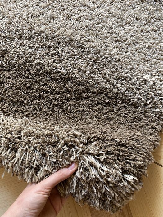 Dywan z motywem 104 x 166 odcienie brązu