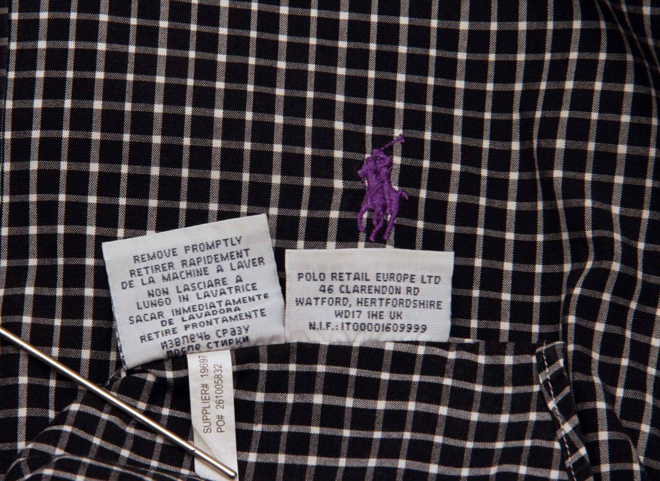 Polo Ralph Lauren рр L custom fit рубашка в клеточку