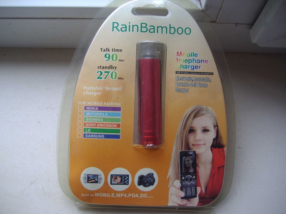 Зарядное устройство от батарейки АА с переходничками