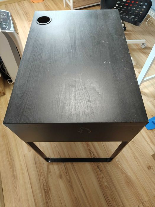 Biurka białe i czarne - IKEA MICKE 73x50x75 cm