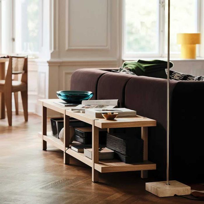 STOCKHOLM 2025 Regał/ławka, okl dęb, 180x41x44 Ikea Nowa