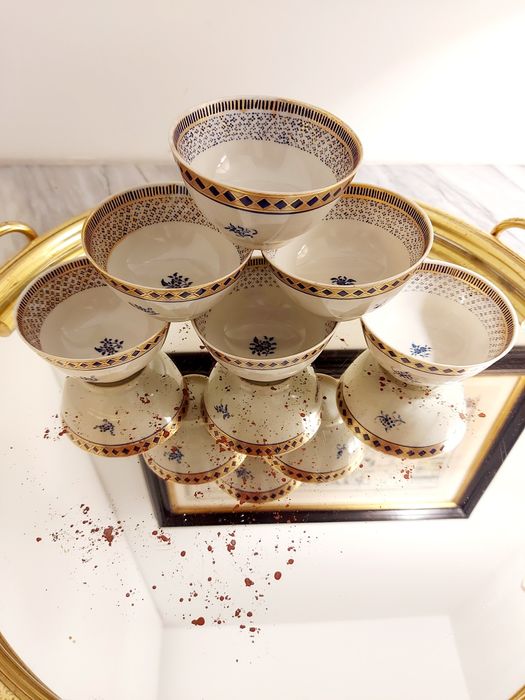 Conjunto de 6 tacinhas de chá porcelana chinesa Séc XVII valor unitári