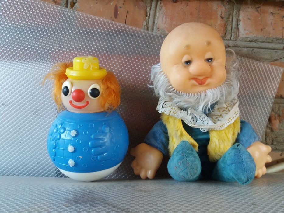 Детская игрушка ссср неваляшка пластиковая