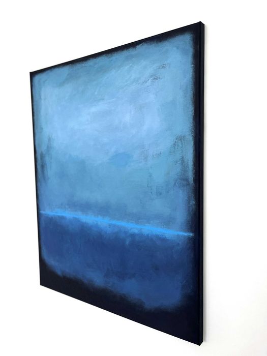 Obraz akrylowy 100x80 cm – Niebieskie Marzenie – Abstrakcja