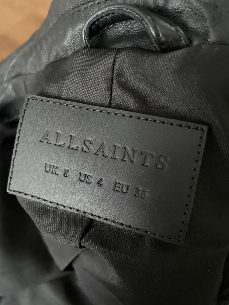 Шкіряна куртка ALLSAINTS