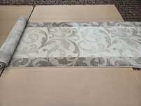Dywan do korytarza beżowy/bialy/szary we wzory 120x545
