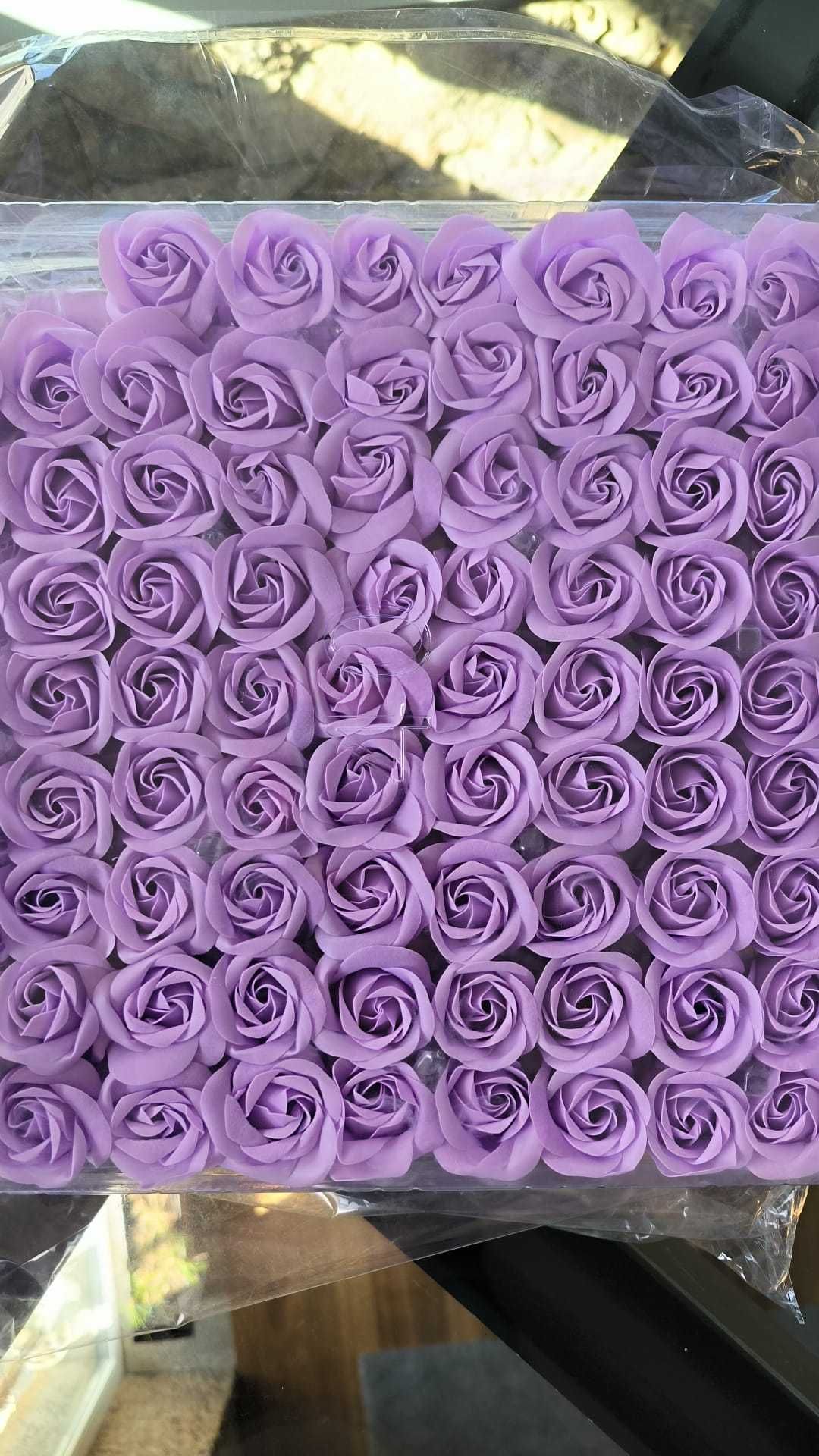Rosas de sabão caixa de 18, 50 e 81 unidades