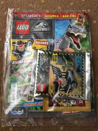 Gazetka Lego Jurassic World 06/2020; zabawka+naklejki