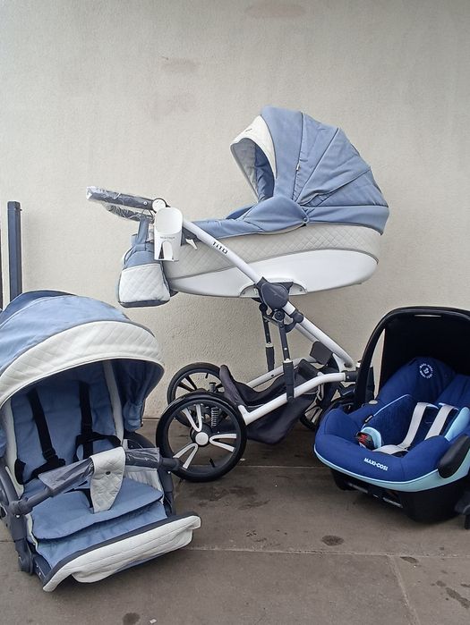 Wózek 3/1,4/1 Bebetto tito fotelik maxi Cosi pebble pro