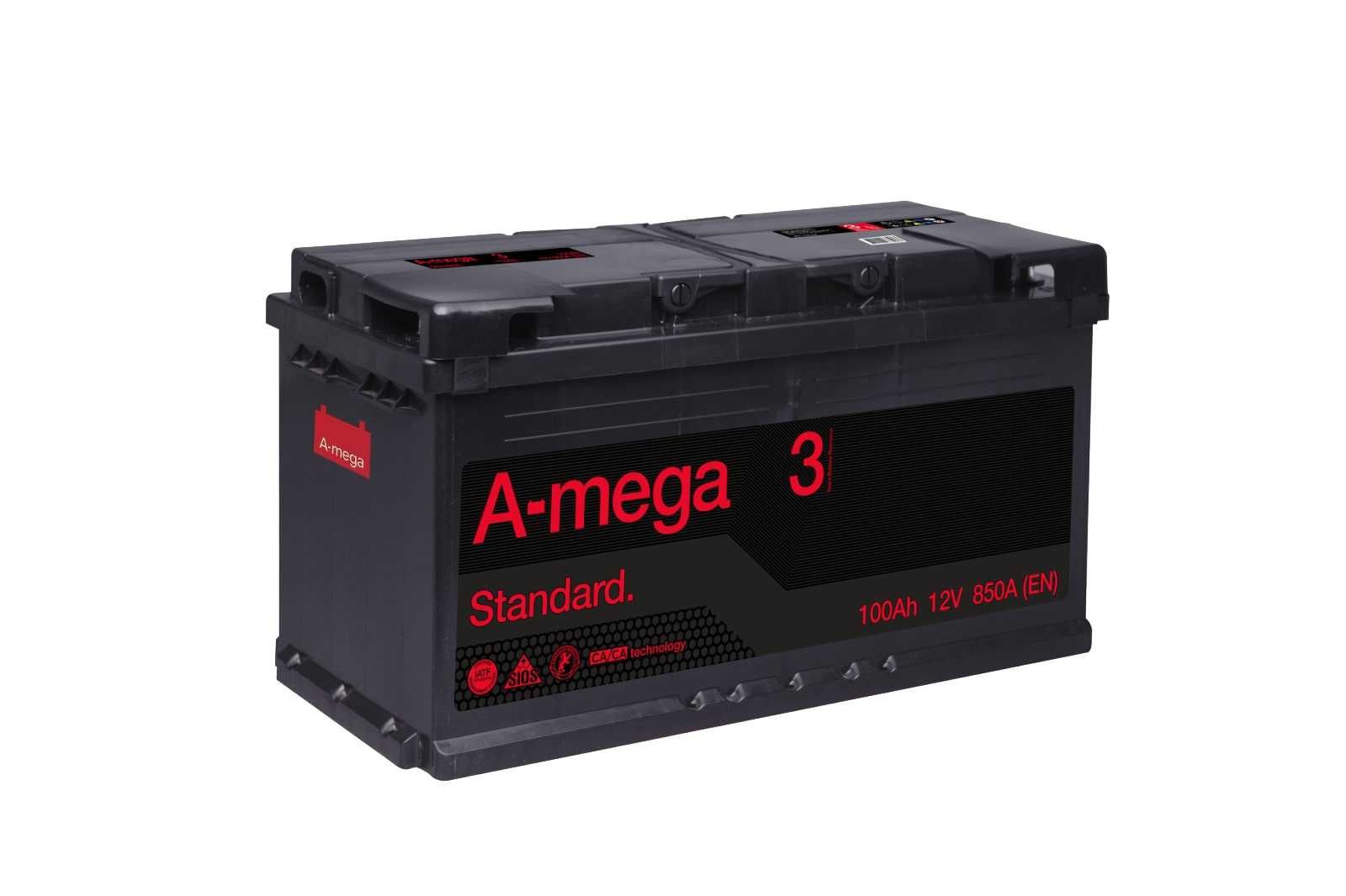 Akumulator 12V 100Ah/850A Amega3 Megatex nowy Kielce -dowóz gratis!!!