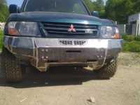 Zderzak metalowy Mitsubishi Pajero off road przedni tylny