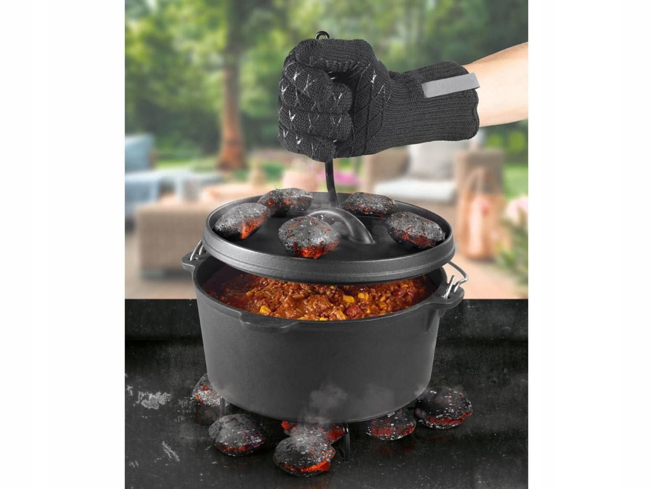 Чугунный казан голландский 3,7 л. grill meister