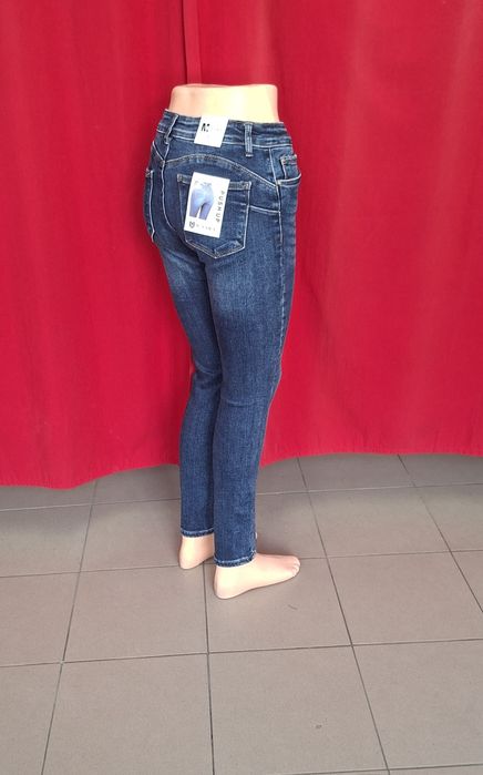 Spodnie damskie skinny, Plus size, firma M.Sara, rozmiar 30/40