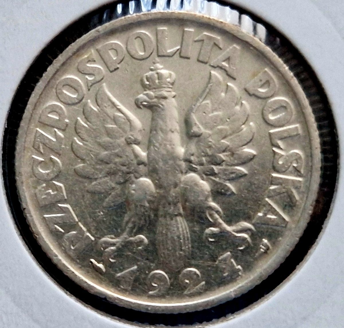 2 zł 1924 róg i Pochodnia