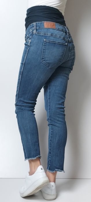 H&M MAMA_jeansy ciążowe Skinny Ankle_38/M L32