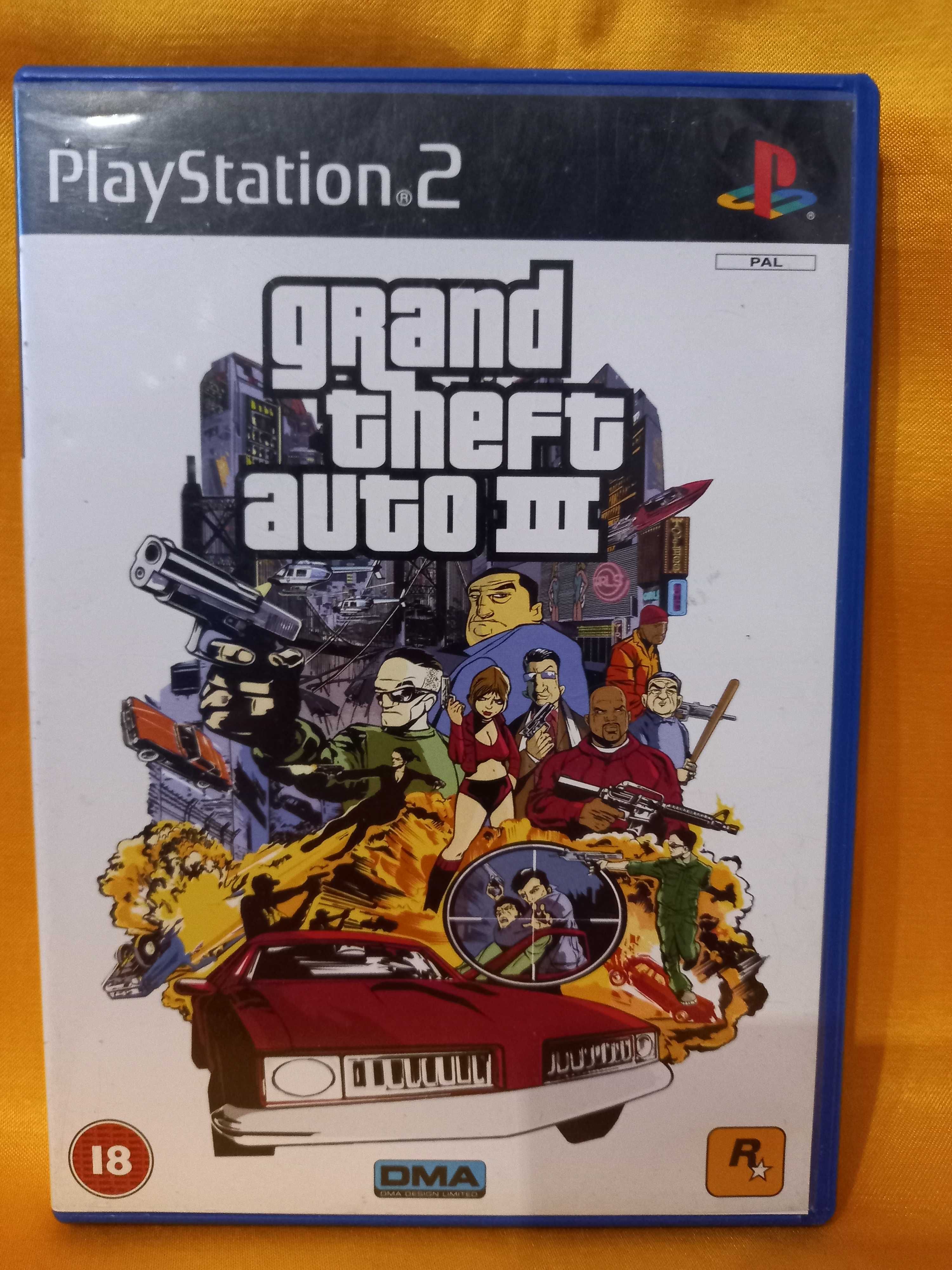 Gra Grand Theft Auto III GTA 3 PS2 PlayStation 2