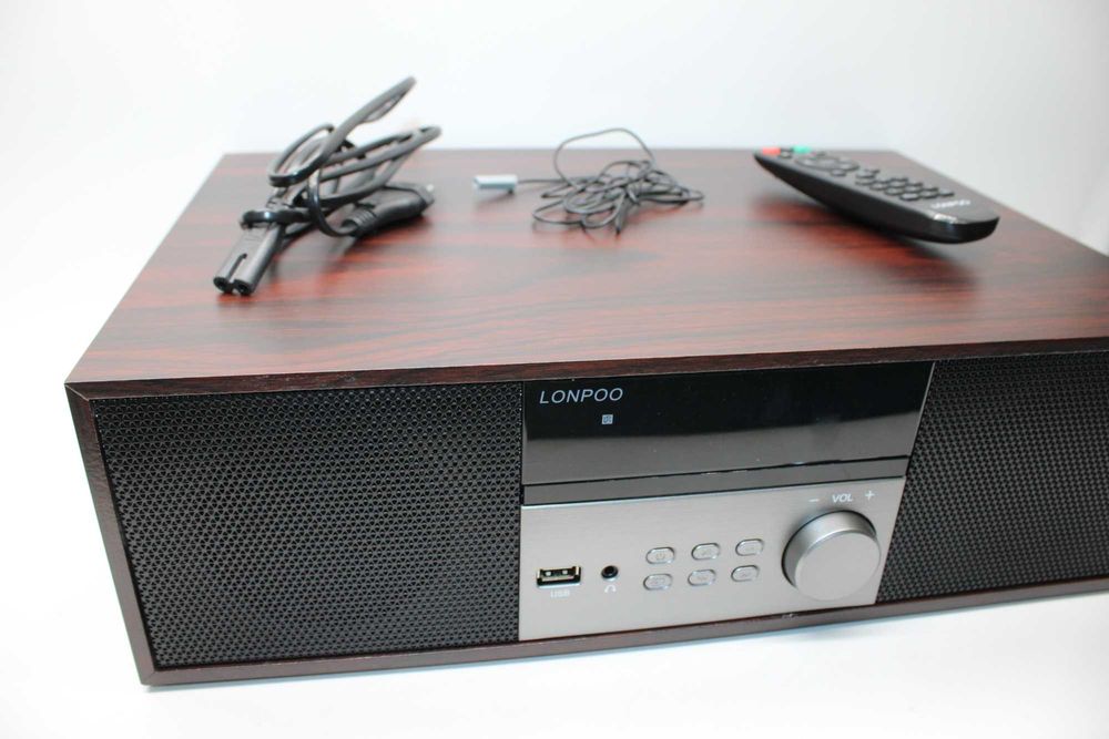 LONPOO LP-816 Kompaktowy zestaw stereo HiFi CD Bluetooth FM USB AUX