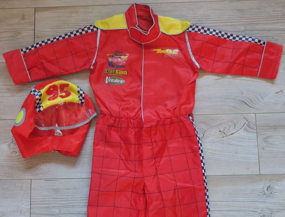 Strój karnawałowy Zygzak McQeen roz 116, 5-6 l Disney