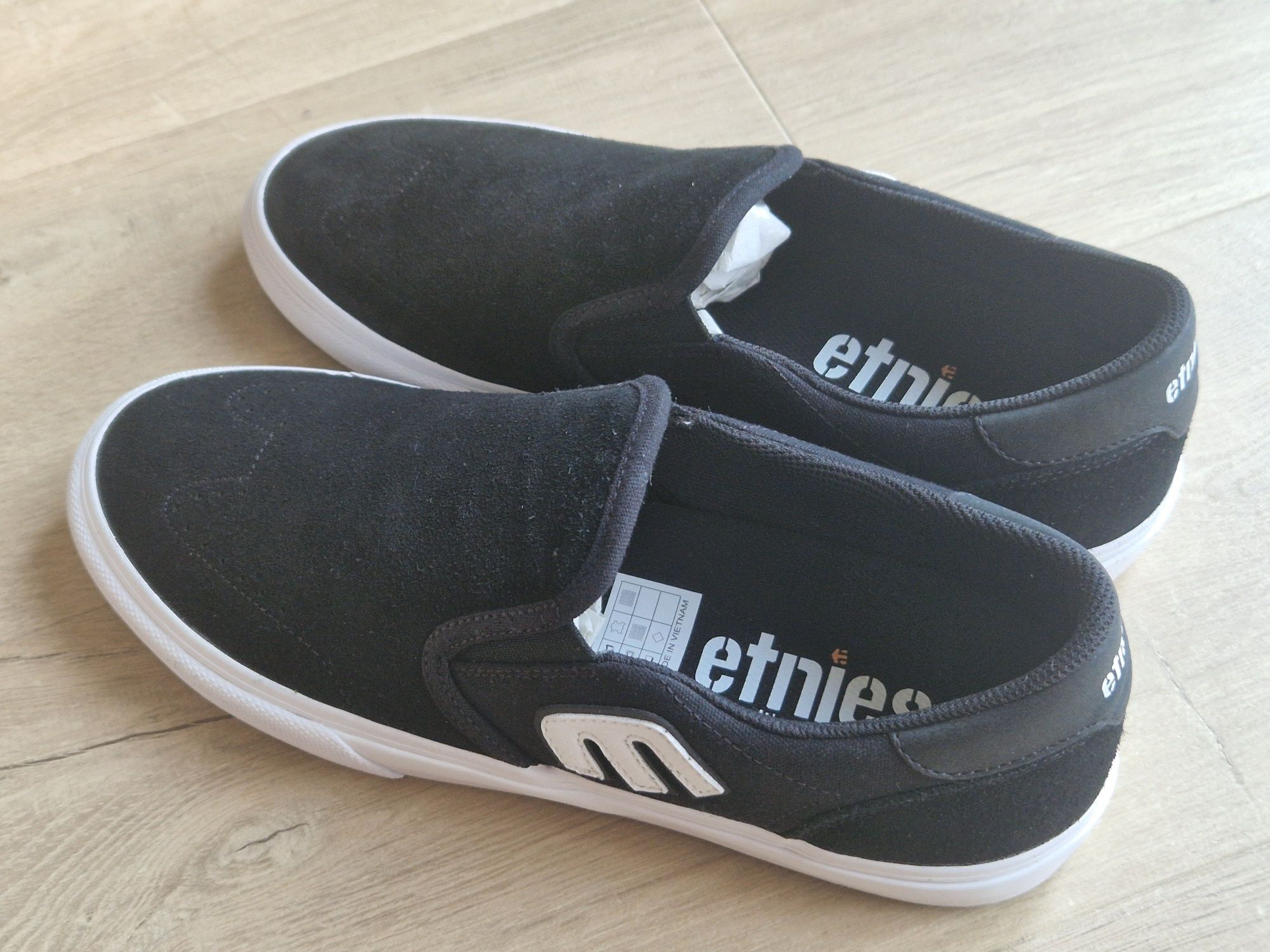 Nowe buty Etnies lo cut slip 44 28,5cm  balck/white