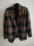 żakiet Trussardi Jeans 36 38 krata marynarka Trussardi Jeans 38 M