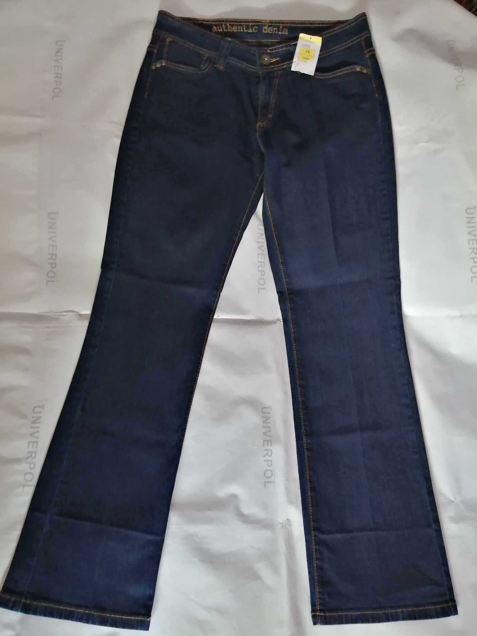 Marks & Spencer Nowe Spodnie Damskie Jeans UK 16 Dżinsy Bawełna