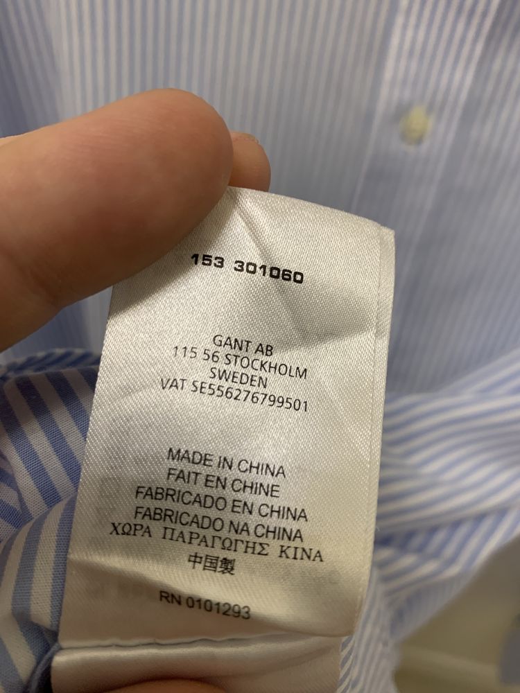 Gant XXL 2XL Regular Fit koszula męska elegancka Premium