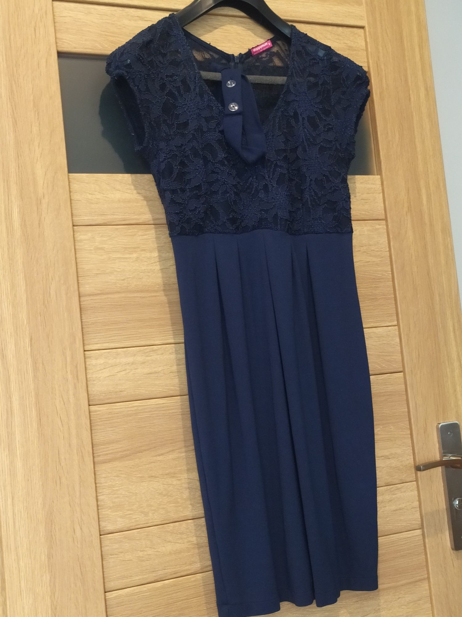 Sukienka do karmienia happymum magic navy dress granatowa r. s