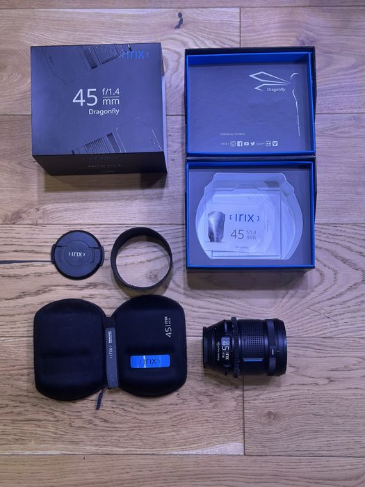 Irix dragonfly 45mm f1.4 canon ef