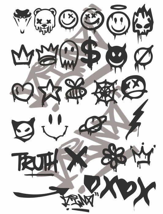 Pack de Stencils para personalização de superfícies