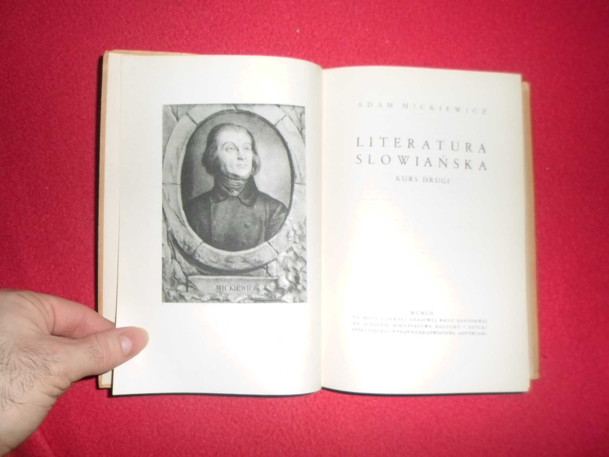 Adam Mickiewicz - Literatura Słowiańska Kurs II [Dzieła Wyd. Narodowe