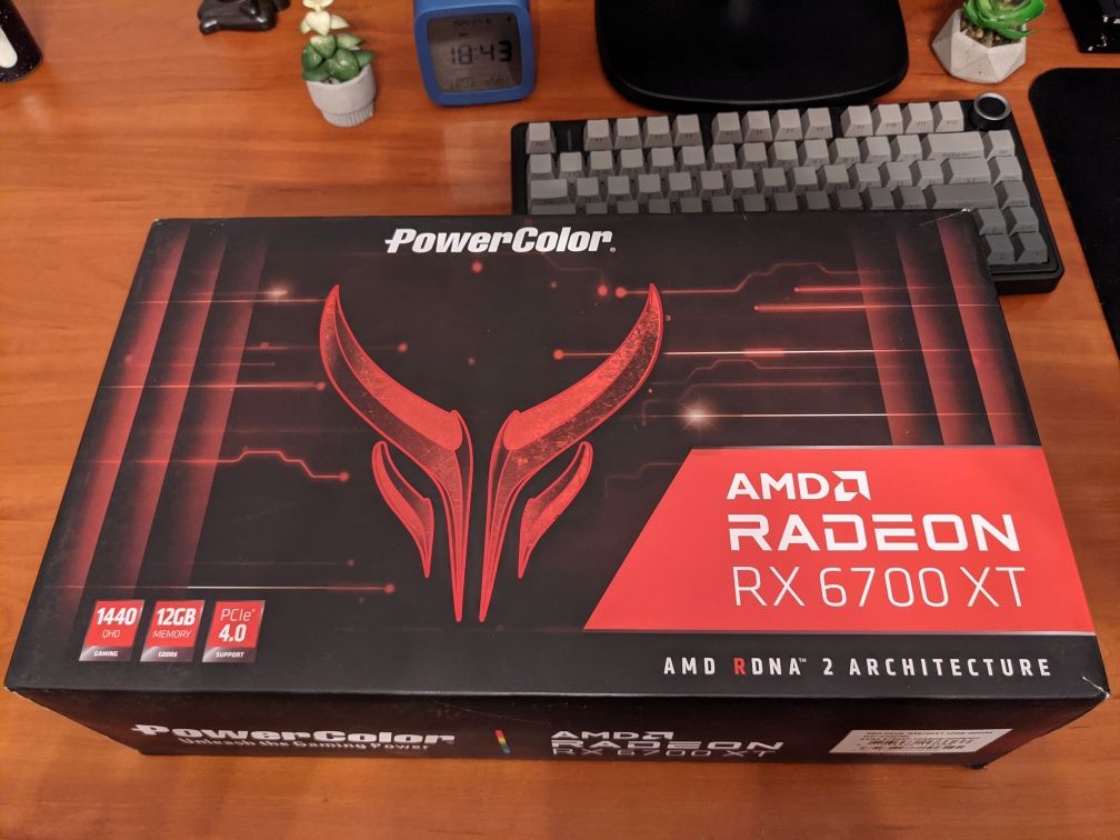 Видеокарта PowerColor RX6700XT Red Devil 12 Gb (топовое исполнение)