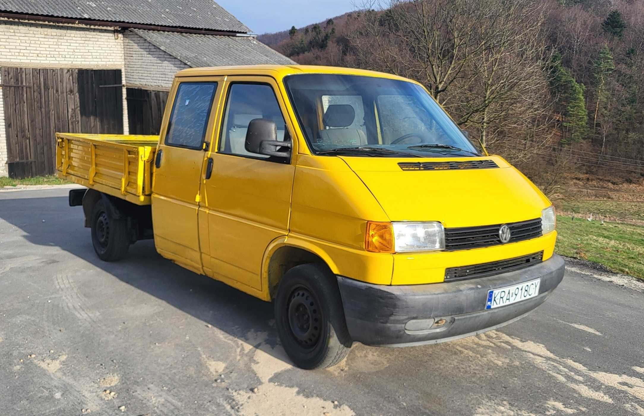 Volkswagen Transporter T4 Doka 1,9 TD 6 osobowy brygadówka