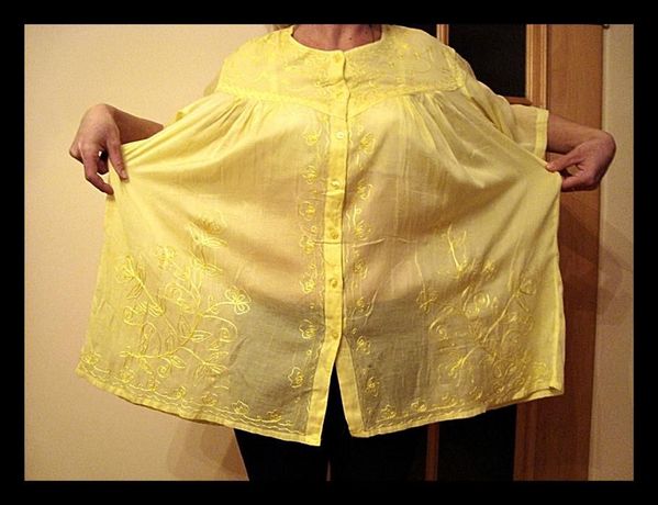 Duża,ciążowa bluzka,tunika roz. XL/XXL cienka,przewiewna