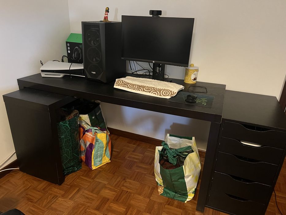 Secretaria Gaming/Escritório + Bloco de Gavetas