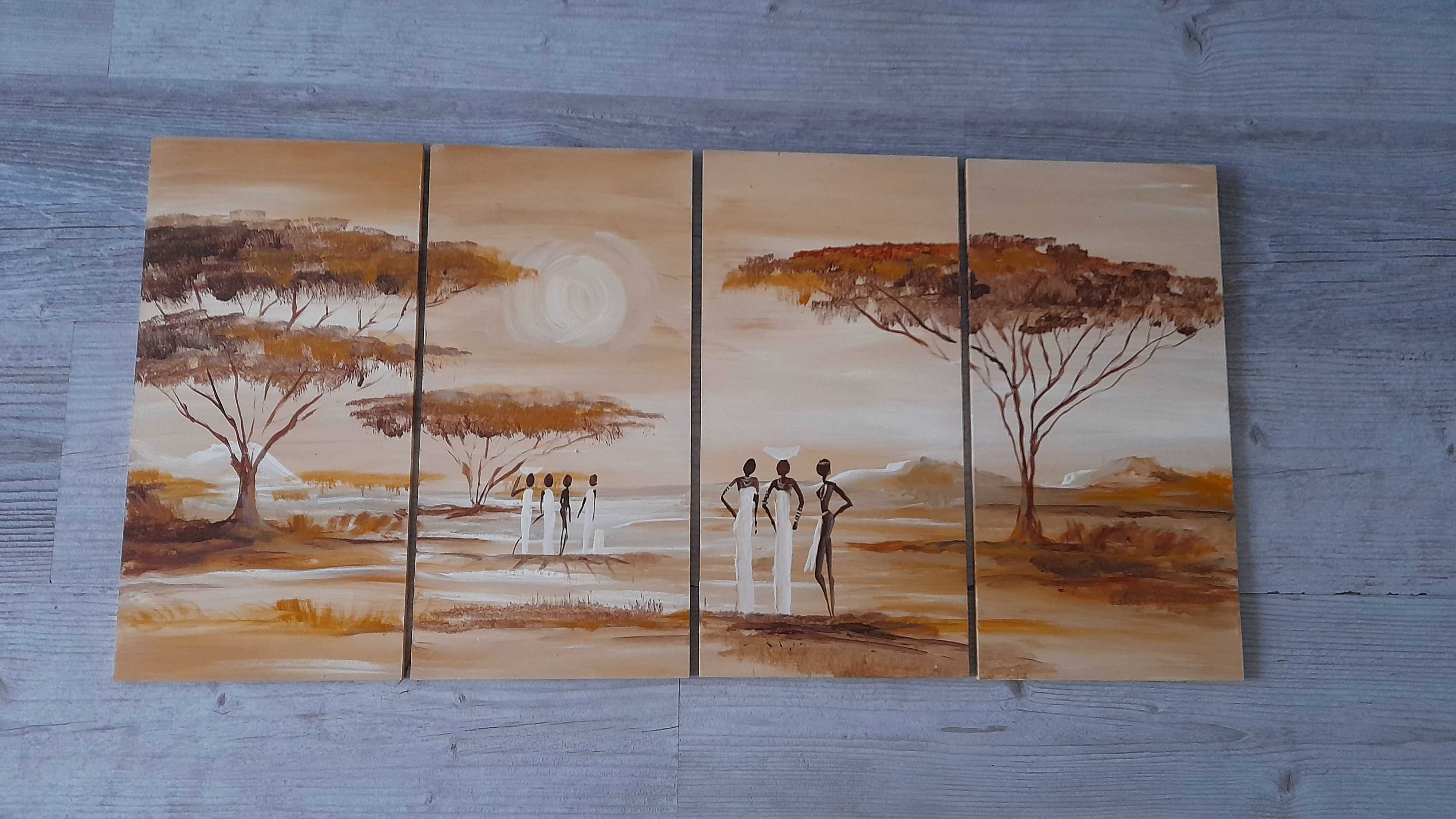 Obraz tryptyk 4 części 40 x 81-84cm