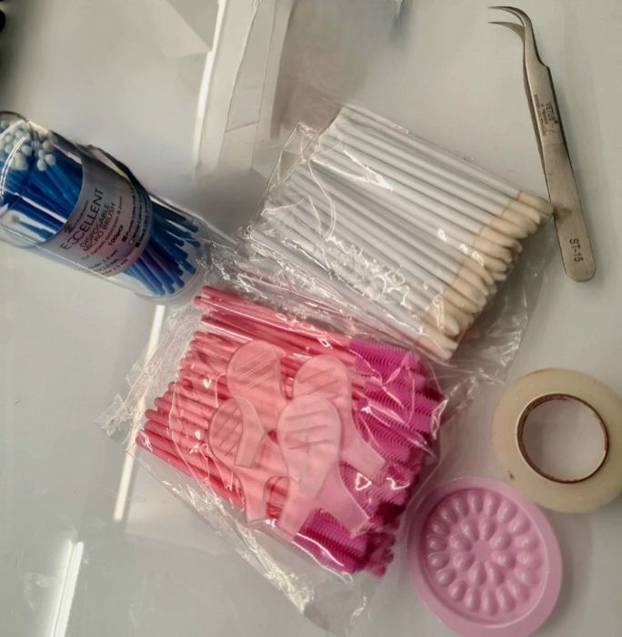 Zestaw akcesoriów do botoksu I liftingu rzęs