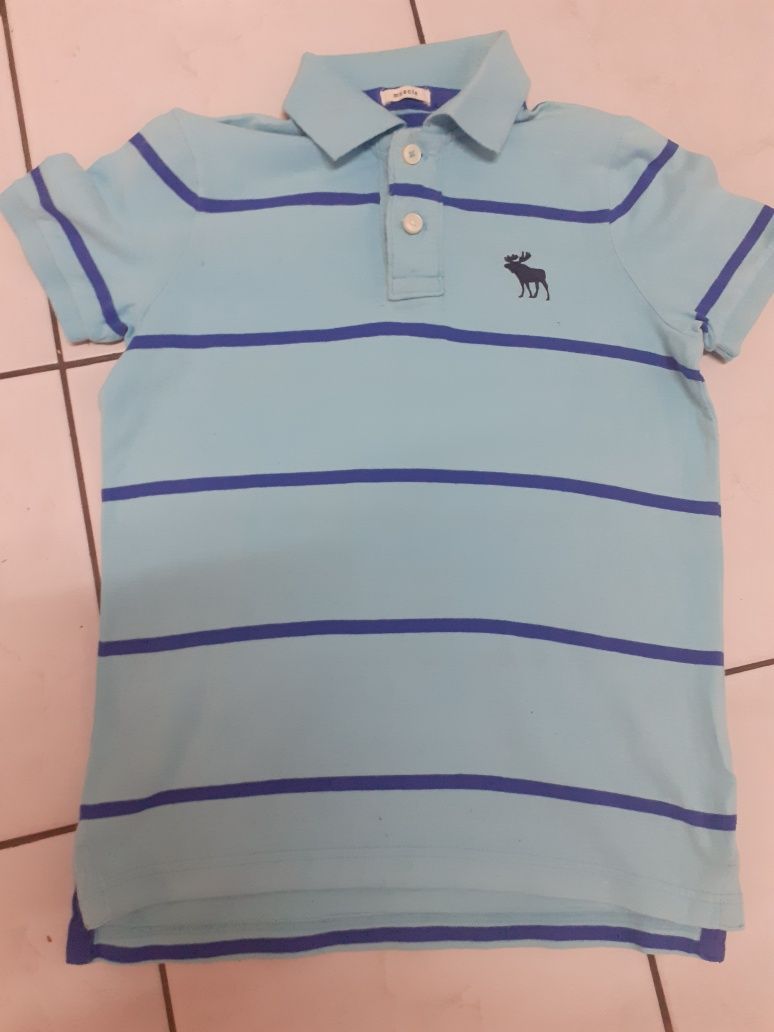 Turkusowe polo  Abercrombie