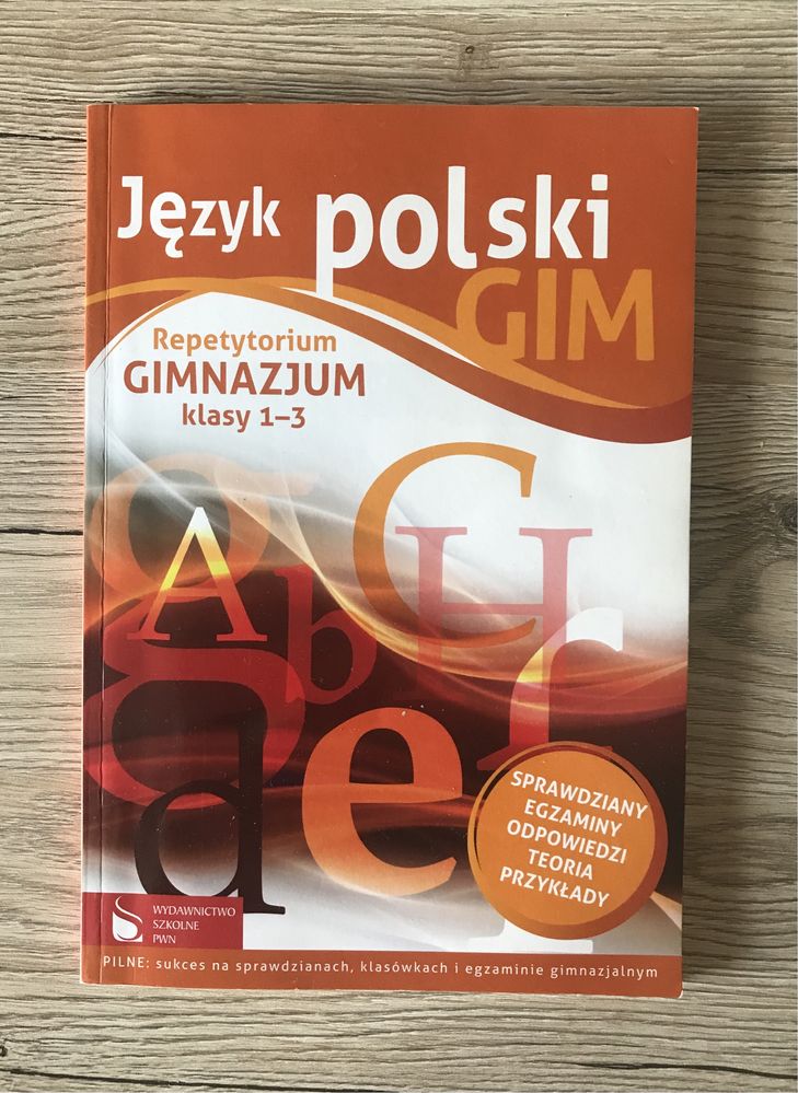 Repetytorium język polski - 7 i 8 klasa sp + szkoła średnia