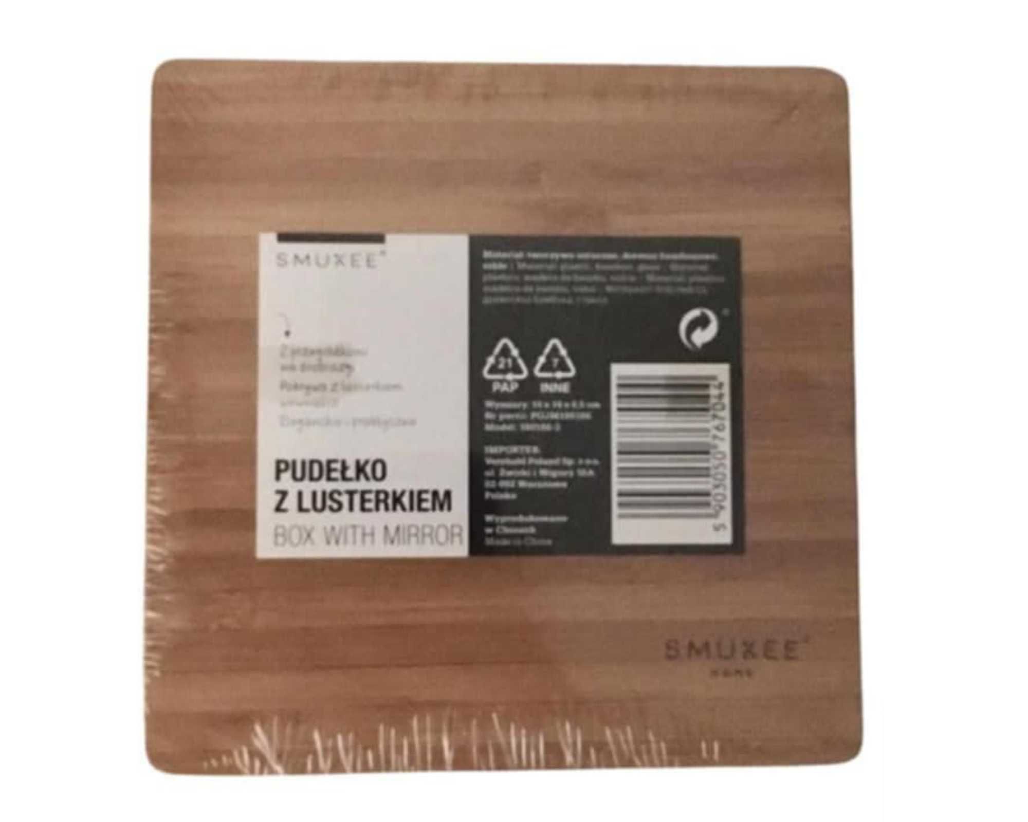 Pudełko z lusterkiem nowe