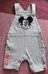 Ogrodniczki krótkie spodenki Mickey Mouse rozmiar 86