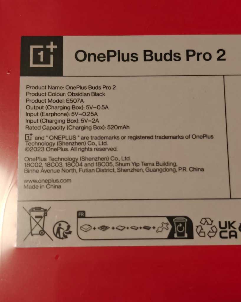 OnePlus Buds Pro 2 Obsidian Black