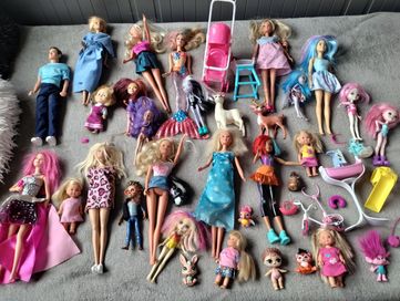 Duży zestaw Barbie, Stefii, Enchantimals