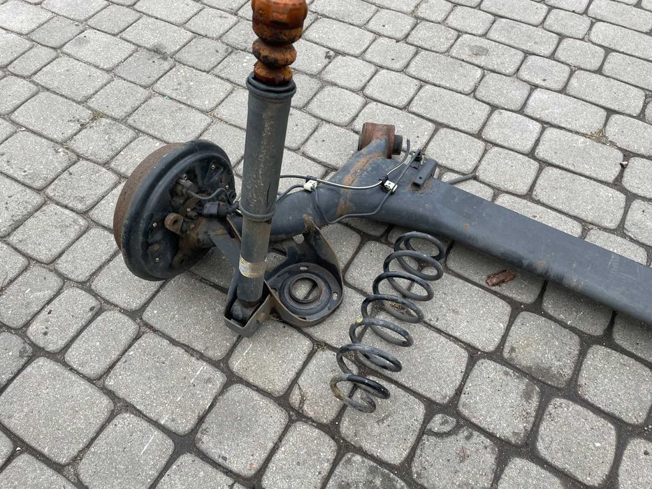 vw polo v 6r belka zawieszenie zwrotnica oś tylna komplet europa