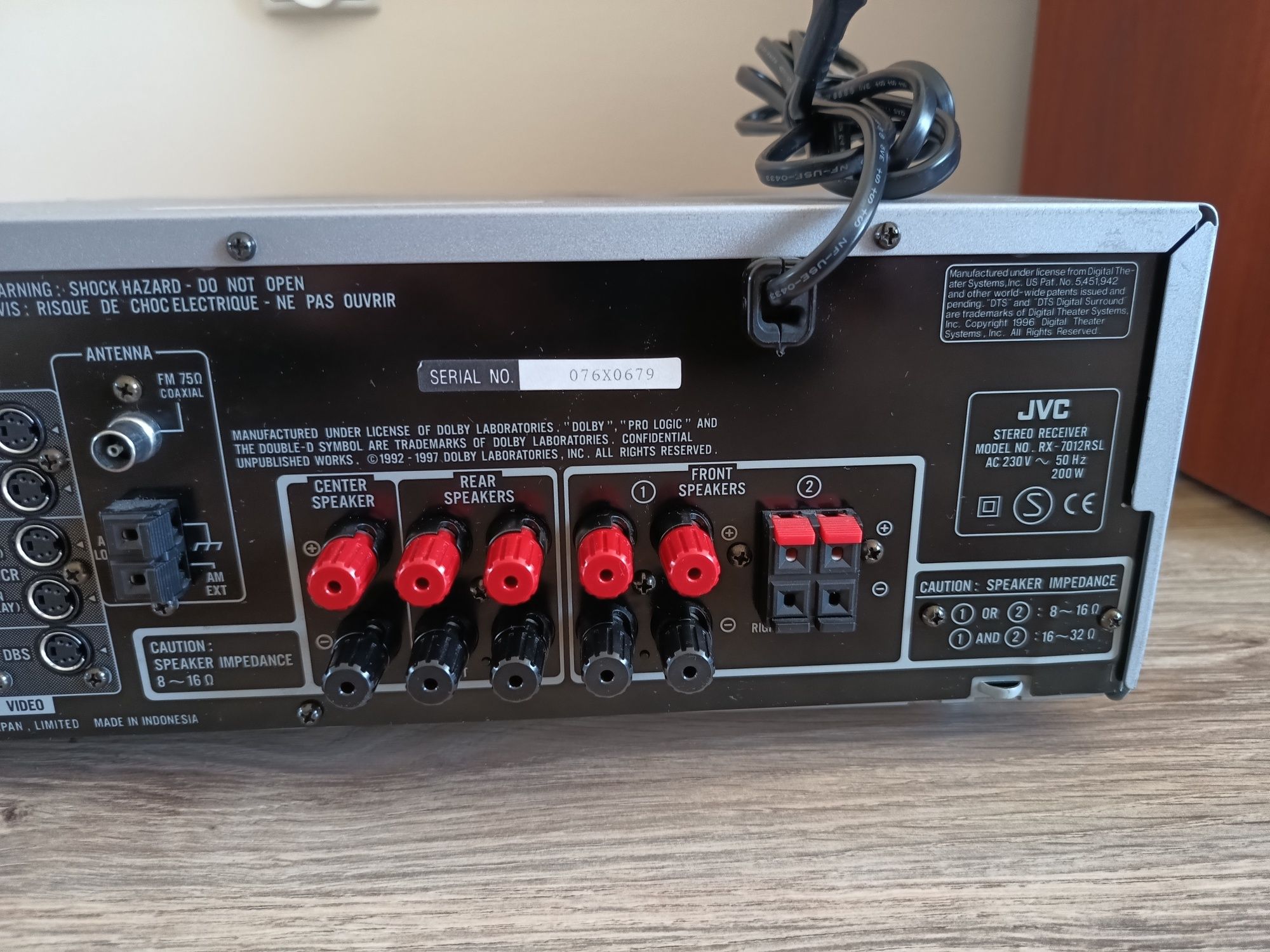 Amplituner JVC RX-7012R sprawny